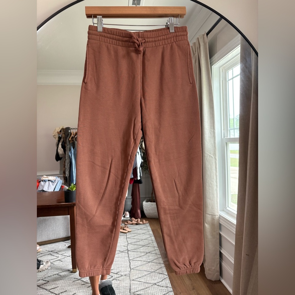 TNA Rust Brown Jogger Sweatpants